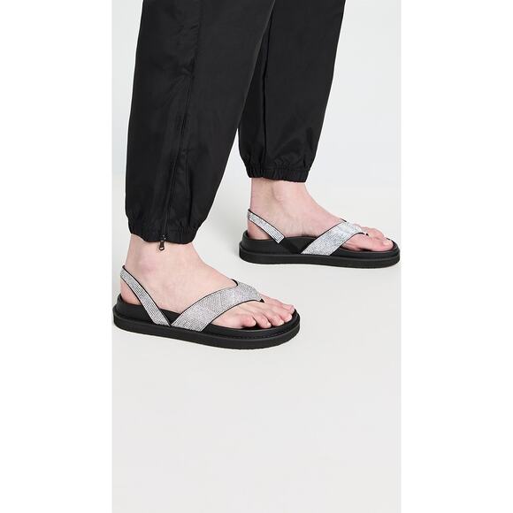 Jonathan Simkhai Talie Crystal Platform Sandals - Size 37 (US 7) - Picture 4 of 11